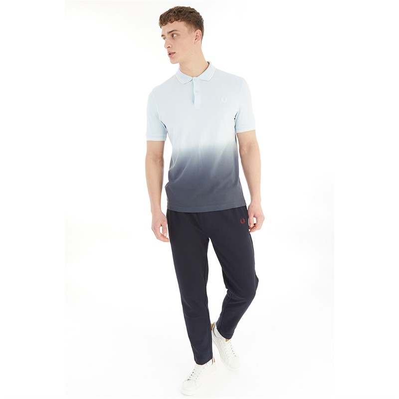 Fred Perry Mens Ombre Polo Light Ice