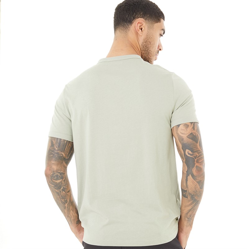Fred Perry Mens Ringer T-Shirt Seagrass