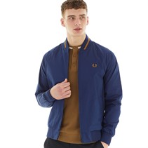 Fred Perry Mens Tennis Bomber Jacket French Navy