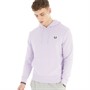 Fred Perry Mens Tipped Hoodie Lilac Soul