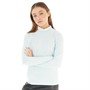 Fred Perry Womens Roll Neck Jumper Light Ice