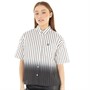Fred Perry Womens Gradient Stripe Shirt Snow White