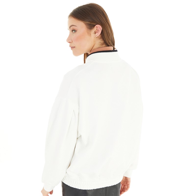 Fred Perry Womens Bomber Jacket Snow White