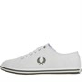 Fred Perry Kingston Suede Plimsolls Snow White