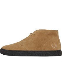 Fred Perry Mens Hawley Suede Chukka Boots Warm Stone