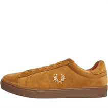 Fred Perry Spencer Suede Trainers Ginger