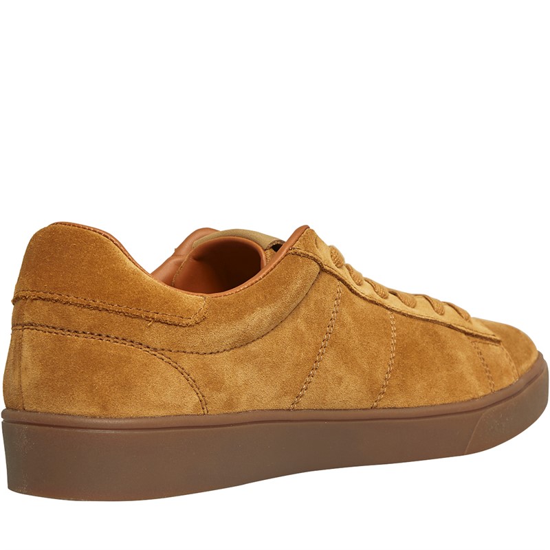 Fred Perry Spencer Suede Trainers Ginger