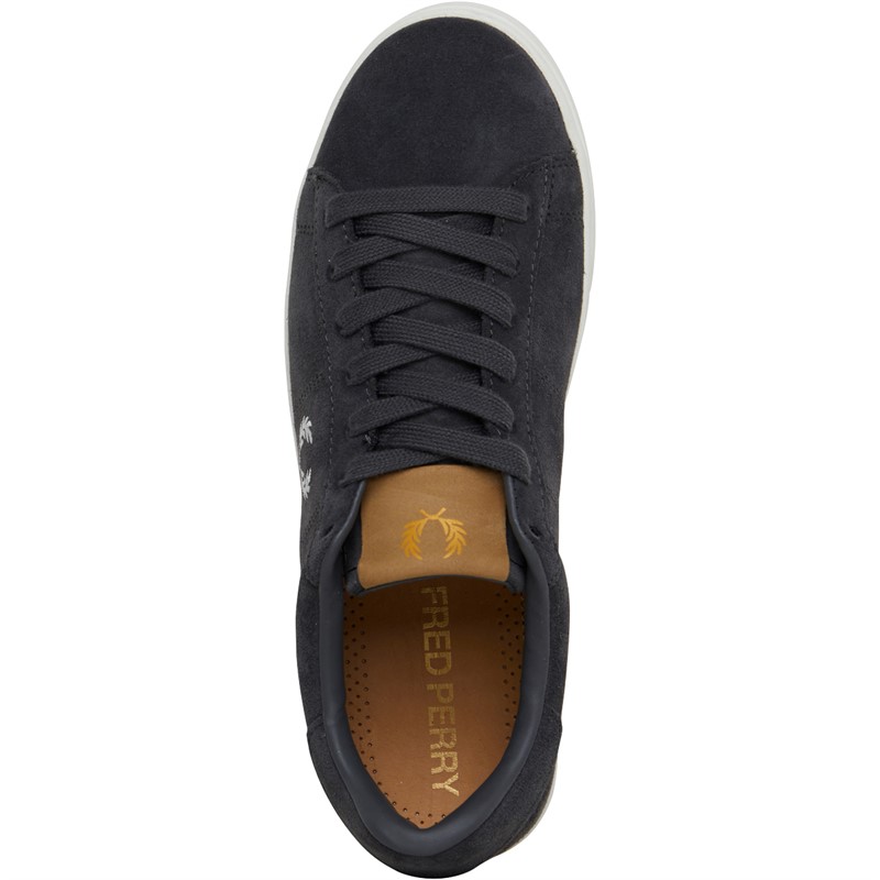 Fred Perry Spencer Suede Trainers Gunmetal