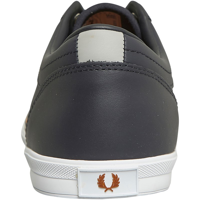 Fred Perry Baseline Perf Leather Shoes Navy