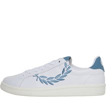 Fred Perry B721 Leather Trainers White