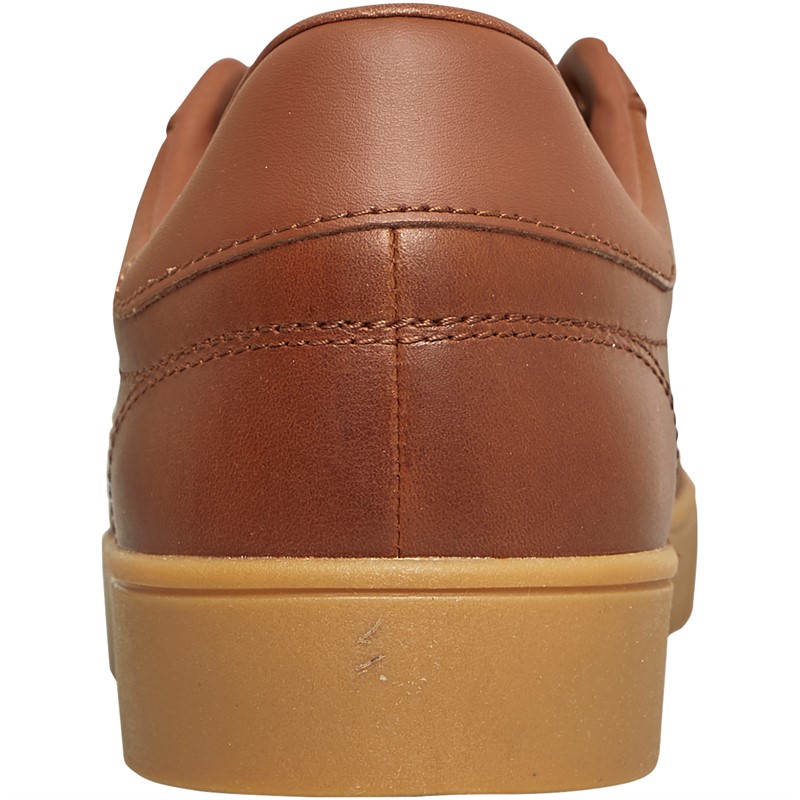 Fred Perry Spencer Leather Trainers Tan