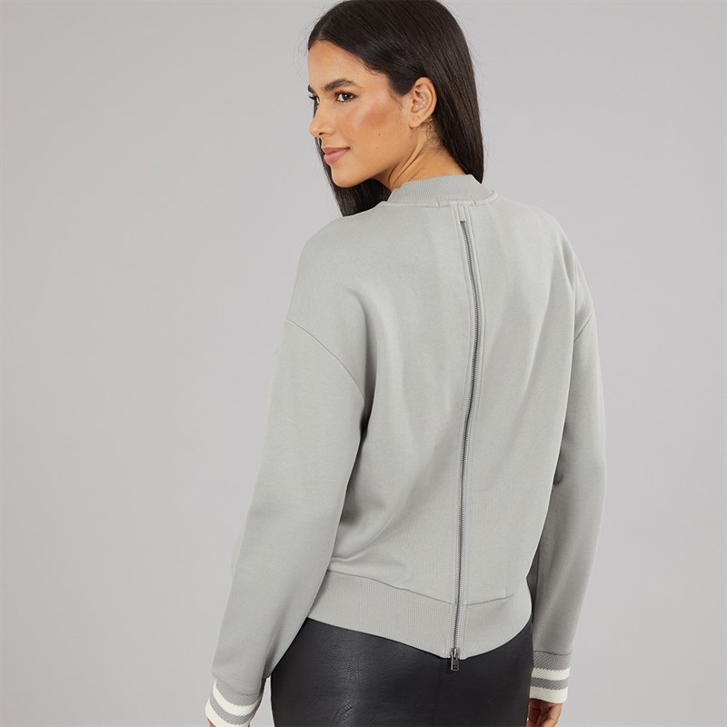 Fred Perry Womens Sweatshirt Limestone