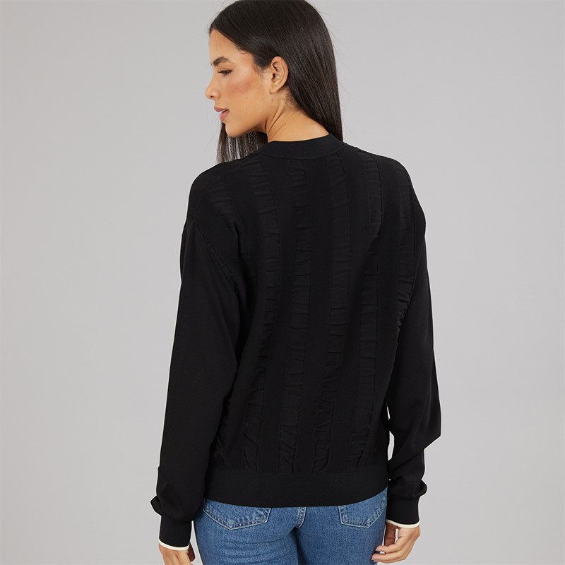 Fred Perry Womens Jumper Black