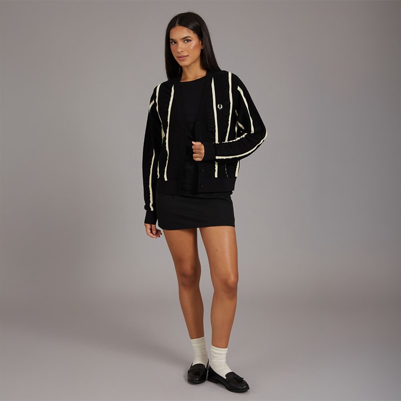 Fred Perry Womens Cardigan Black