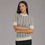 Fred Perry Womens Jumper Oatmeal