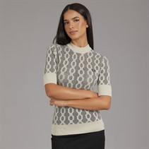 Fred Perry Womens Jumper Oatmeal