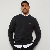 Fred Perry Mens Sweatshirt Black