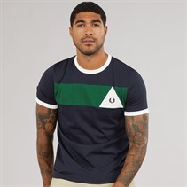 Fred Perry Mens T-Shirt Navy