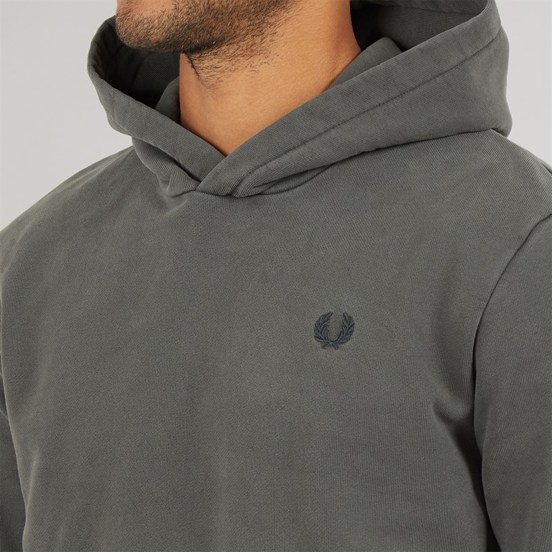 Fred Perry Mens Hoodie Gd Field Green