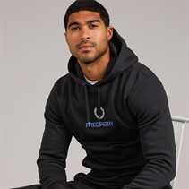 Fred Perry Mens Hoodie Black