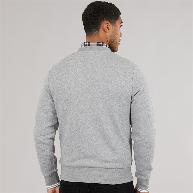 Fred Perry Mens Sweatshirt Steel Marl