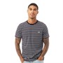 Fred Perry Mens Fine Stripe T-Shirt Navy