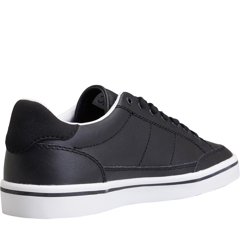 fred perry deuce leather trainers
