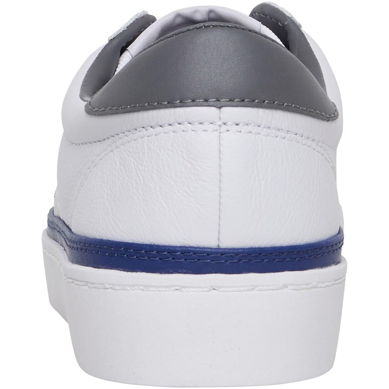 Fred Perry Mens Spencer Leather Trainers White