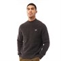 Fred Perry Herren Pullover mit Rundhalsausschnitt Grau