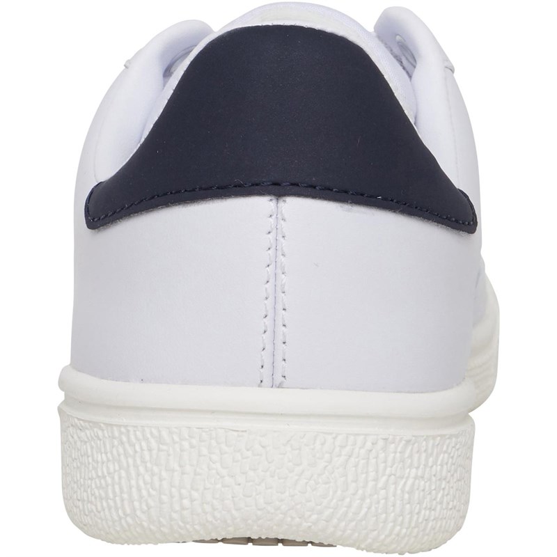 Fred Perry Mens B3 Leather Trainers White