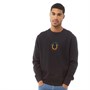 Fred Perry Herren Global Sweatshirt Dunkelnavy