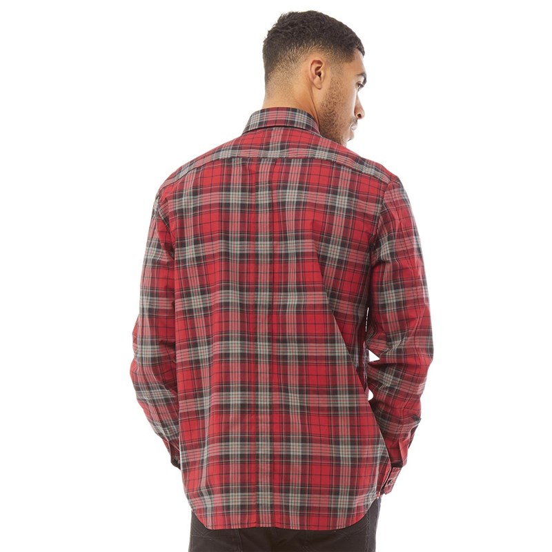 Fred Perry Herren Hemd mit langem Arm Kariert