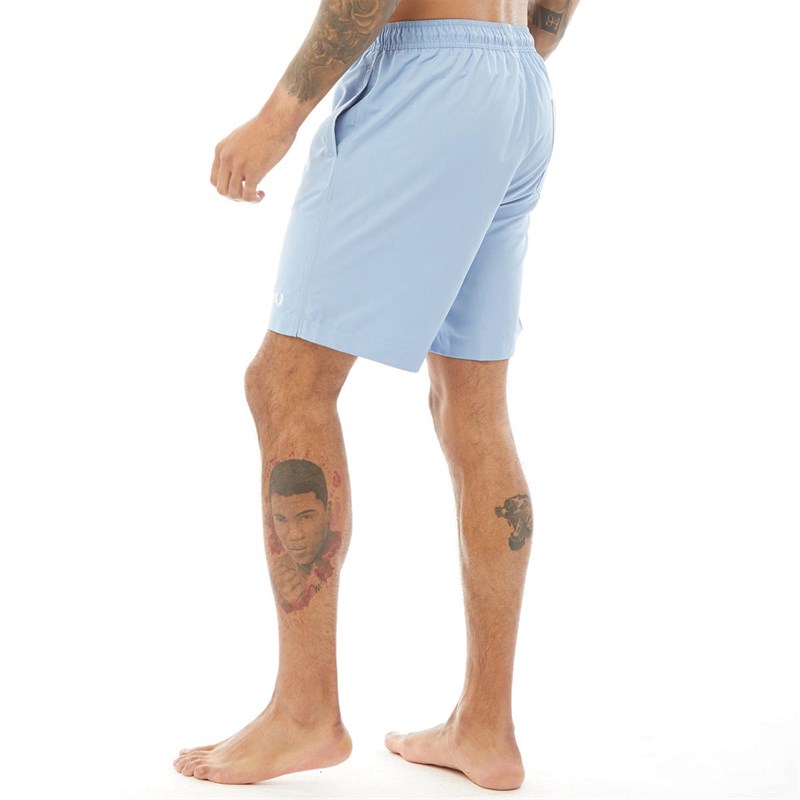 Fred Perry Herren Textured Swim Badeshorts Blau