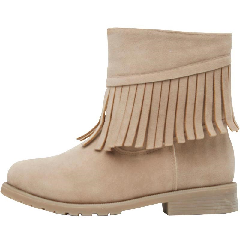 Buy Board Angels Girls Fringe Boots Sand
