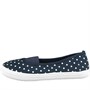Board Angels Damskie Polka Dot Trampki Granatowy