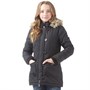 Board Angels Girls Parka Jacket Black