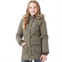 Board Angels Girls Parka Jacket Khaki