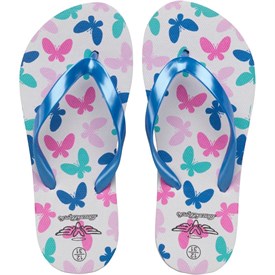 Board Angels Meisjes Butterfly Teenslippers Wit board angels kopen in de aanbieding