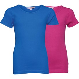Board Angels Meisjes Twee Pack T Shirt Roze board angels kopen in de aanbieding