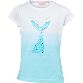 Board Angels Meisjes Mermaid T Shirt Wit board angels kopen in de aanbieding