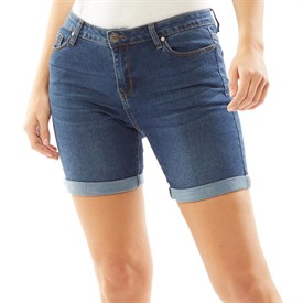 Board Angels Dames Stretch Denim Short Donker Indigo board angels kopen in de aanbieding Board Angels Dames Stretch Denim Short Donker Indigo board angels kopen in de aanbieding