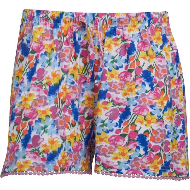Buy Board Angels Womens Floral Print Jersey Shorts Multi