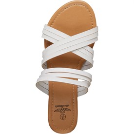 Board Angels Dames Pantoffels Wit board angels kopen in de aanbieding