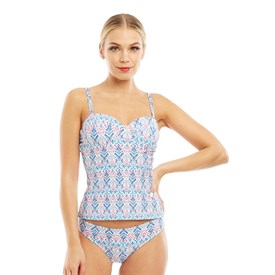 Board Angels Dames Print Tankini Wit board angels kopen in de aanbieding