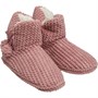 Board Angels Damer Chenille Bootee Slippersstøvler Støvet Lyserød