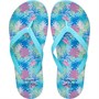 Board Angels Womens Printed Flip Flops Aqua