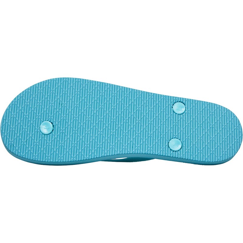 Board Angels Womens Printed Flip Flops Aqua