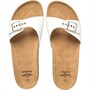 Board Angels Womens Slider Sandals White