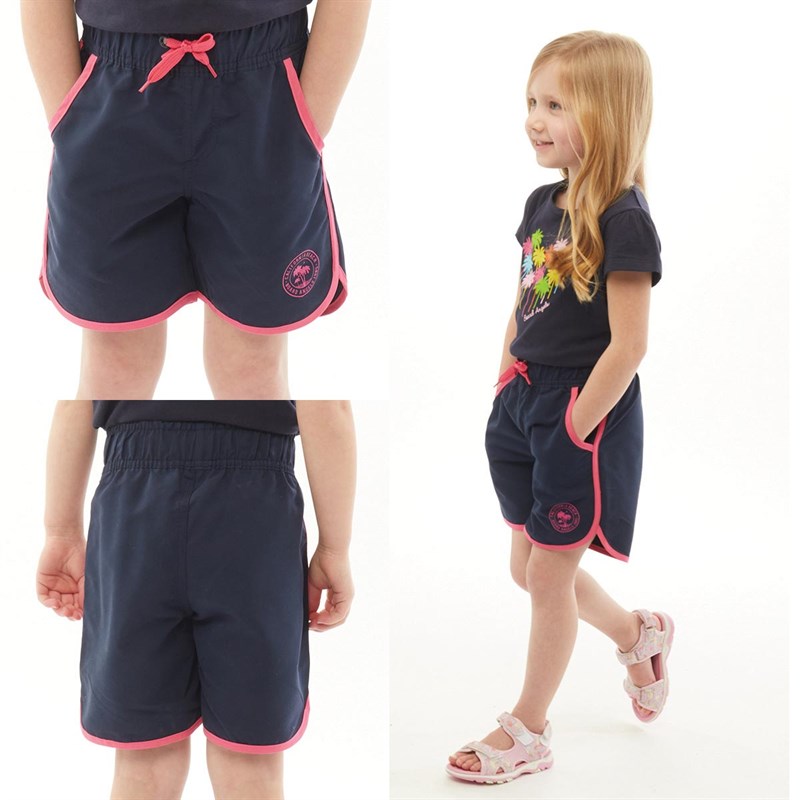 Board Angels Junior BoardShorts Blue/Pink