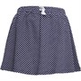 Board Angels Junior Spot Print Skirt Navy/White